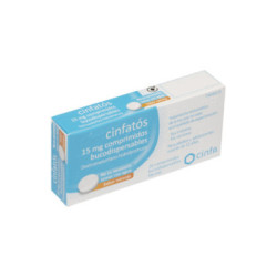 Cinfatos 15 mg 20 comprimidos bucodispersables pvc-pvdc al