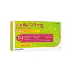 Abrilia efg 20 mg 7 comprimidos blister al al pa-pvc