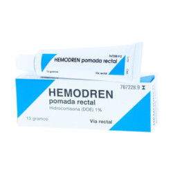 Hemodren 10 mg g pomada rectal 1 tubo 15 g