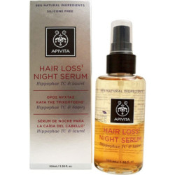 Apivita Serum Noche Anticaída Hippophae Tc Y Laurel 100 Ml.