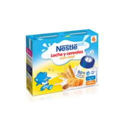 Nestlé 8 Cereales Miel Brik 250 Ml.