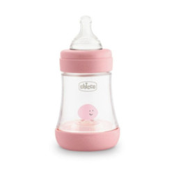 Biberon Plas T Silicona Chicco Perfect5 Rosa 0M+ Flujo L