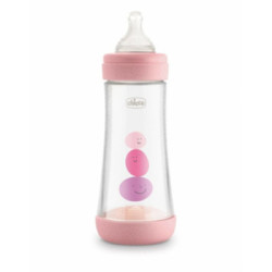 Biberon Plastico T Silicona Chicco Perfect5 Rosa