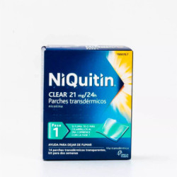 Niquitin clear 21 mg/24 h 14 parches transdermico 114 mg