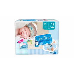 Chelino Pañal Infantil T-2 (3-6 Kg) 28 Uds.