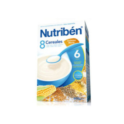 Nutribén Papilla 8 Cereales Con Galleta 600 G