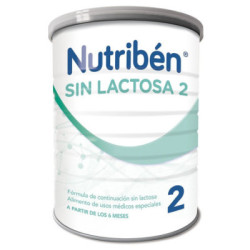 Nutriben Sin Lactosa 2 400 G Lata Neutro