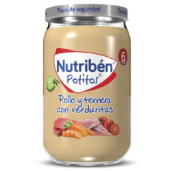 Nutribén Pollo Y Ternera Con Verduras 235G