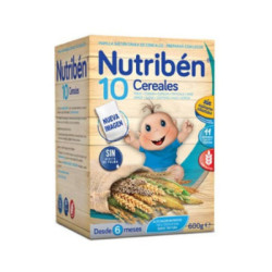 Nutribén Papilla 10 Cereales 600 Gr