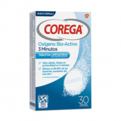 Corega Oxigeno Activo 3 Minutos 30 Tab