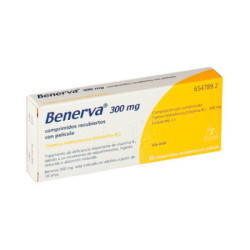 Benerva 300 mg 20 comprimidos recubiertos