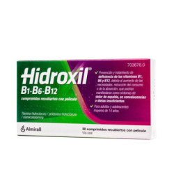 Hidroxil b1-b6-b12 30 comprimidos recubiertos