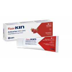 Fluor Kin Anticaries Pasta Dentifrica 1 Envase 75 Ml. Sabor Fresa Fresca