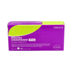 Bilastina stadapharm efg 20 mg 10 comprimidos
