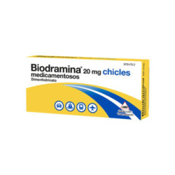 Biodramina 20 mg 6 chicles