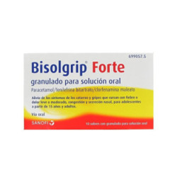 Bisolgrip forte 10 sobres granulado para solucion oral