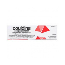 Couldina con paracetamol 650 mg/4 mg/10 mg 20 comprimidos efervescentes