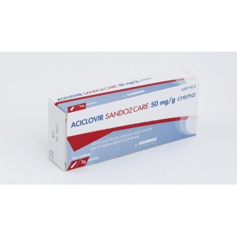 ACICLOVIR SANDOZ CARE 50 MG/G CREMA , 1 TUBO DE 2 G - Farmacia Trébol  On-line