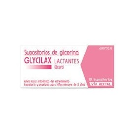 GLYCILAX LACTANTES SUPOSITORIOS , 10 SUPOSITORIOS