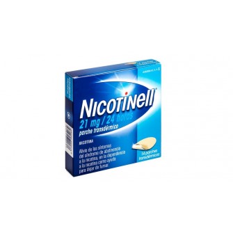 NICOTINELL 21 MG/24 HORAS PARCHE TRANSDERMICO , 7 PARCHES