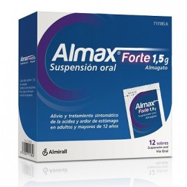 ALMAX FORTE 1,5 G SUSPENSION ORAL,12 SOBRES