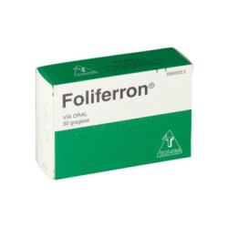 Foliferron 100 mg/0,15 mg 30 comprimidos recubiertos