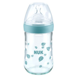 Biberon Nuk Cristal Silicona 240 Ml.